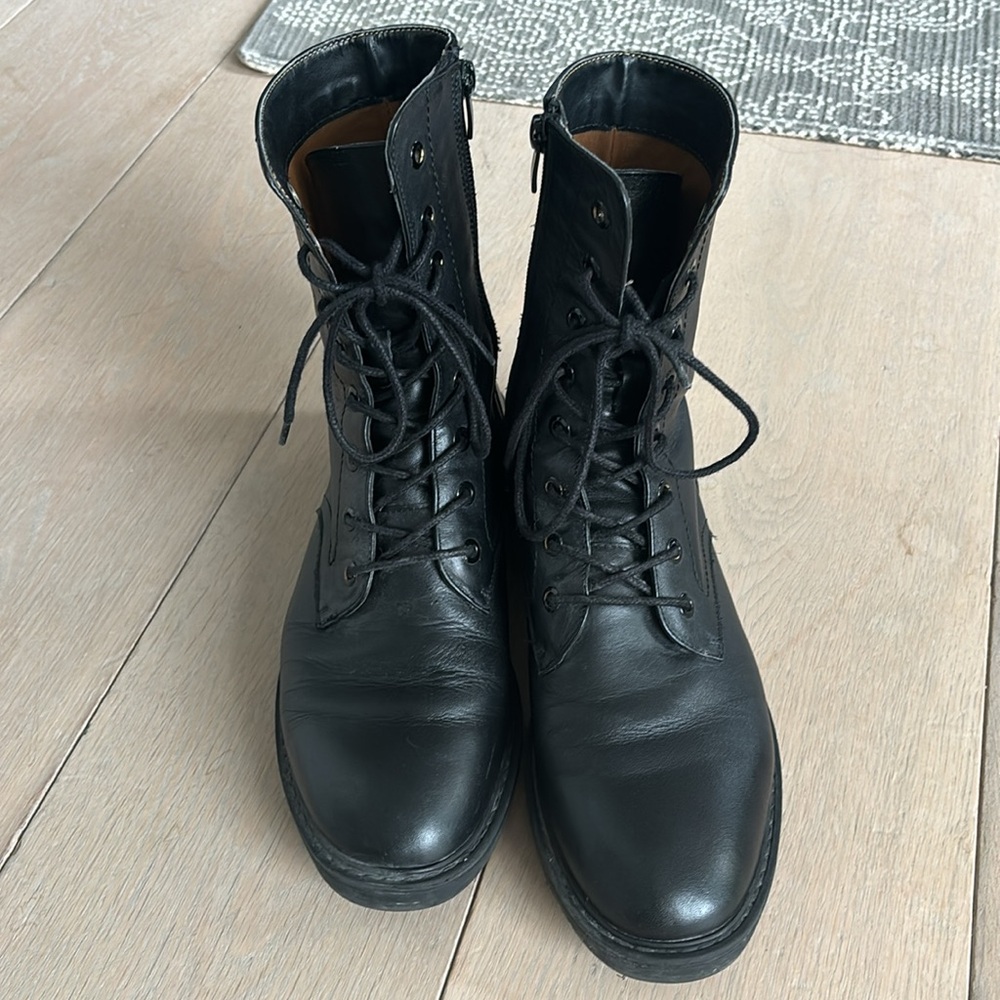 Leather boots from Zara